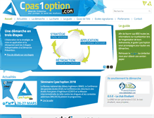Tablet Screenshot of cpas1option.com